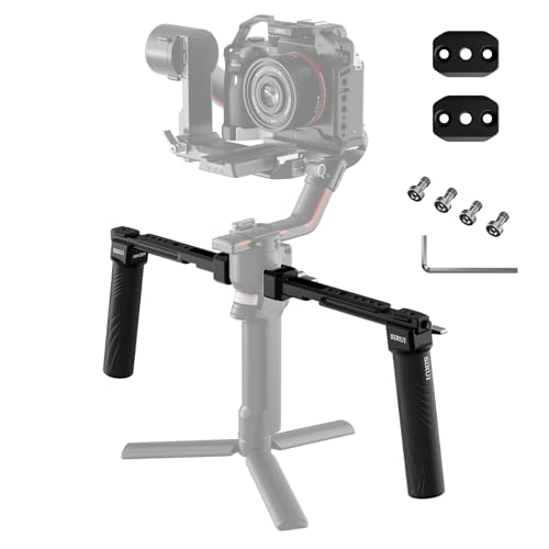 SIRUI Dual Handgrip Punho duplo para dji RS 4/RS 4Pro/RS 3/RS 3 Pro/RS 2/RSC 2/Ronin-S/Ronin-SC, cabo de cardan com NATO Rail - Am-DSH
