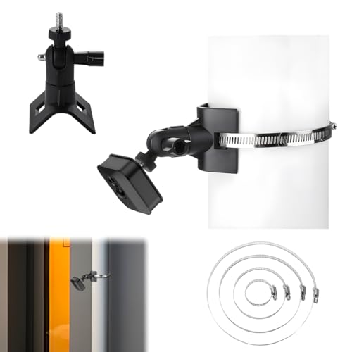 Suporte câmara de vigilância, suporte de mastro para câmaras Blink Outdoor, suporte universal para câmara de vigilância, suporte ajustável para câmara de segurança, suportes de câmara para exteriores