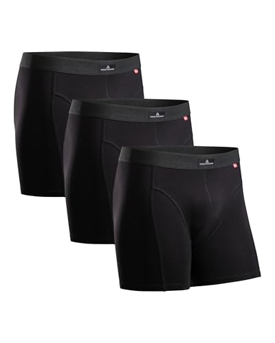 DANISH ENDURANCE Cuecas homem boxer algodão premium, conjunto de 3 e 10 roupa para homem, roupa interior