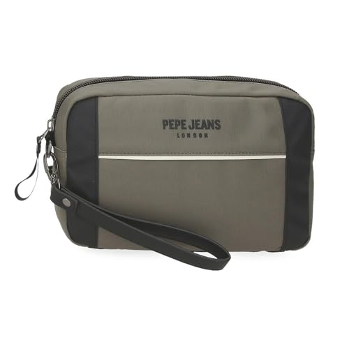 Pepe Jeans Dortmund, Neceser, tiracolo, organizar, vários compartimentos. De Joumma Bags, verde, Mala de mão