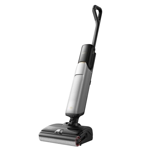 Mova X4 Pro, aspirador de pó, seco e molhado, esfregue com água quente, sem emaranhados, auto-limpeza 100 °C, sucção 20 kPa, estação de pressão, cabeça de escova LED, duas bordas