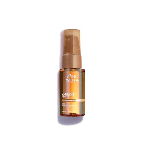 Wella Professionals Ultimate Smooth - Shampoo, condicionador, máscara, Sérum Miracle Oil - tratamento para o cabelo com Esqualano e Omega 9, cabelo seco, encerrado e crespado