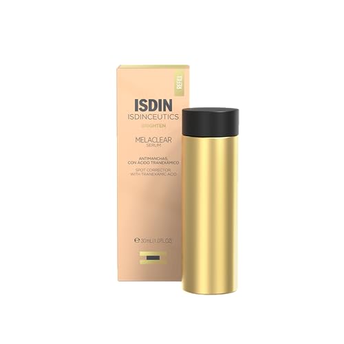 Isdin ceutics Melaclear REFILL, Serum facial anti-manchas com ácido tranexâmico para 71% de redução de manchas e resultados Vitommee em 14 dias, 30 ml
