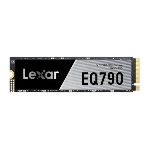 Lexar EQ790 1TB SSD M.2 2280 PCIe Gen4x4 NVMe 1,4 SSD interno, velocidade de até 7000 MB/s, para cargas de trabalho intensas e jogos de PC PS5, unidade de estado sólido interna de alto desempenho