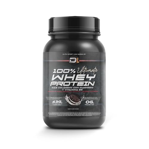 Whey Protein Proteína em pó com colagénio, magnésio e aminoácidos, aumenta a massa muscular, apoia o desenvolvimento e a recuperação muscular, proteção fácil de digerir, 1 kg biscoito