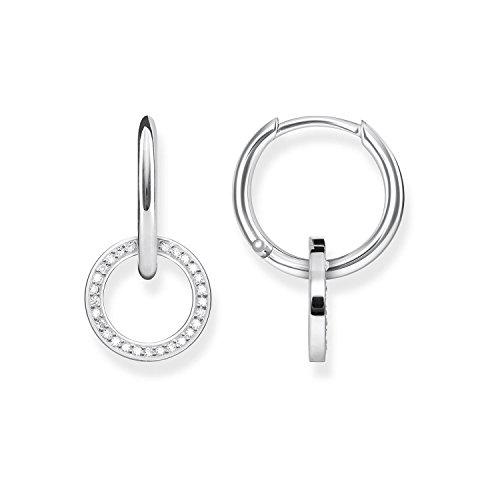 Thomas Sabo Brincos de aro prata esterlina 925