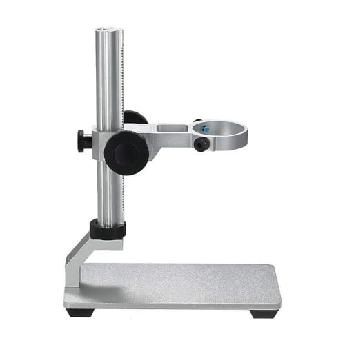 Jiusion Liga de alumínio universal ajustável base profissional de suporte suporte suporte de mesa para MAX 3,5 cm em diâmetro USB digital microscópio câmara