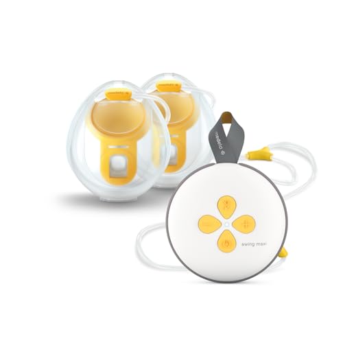 Medela Swing Maxi Hands-free extrator de leite elétrico duplo, uso intuitivo e simples, portátil, compatível com a aplicação Medela Family