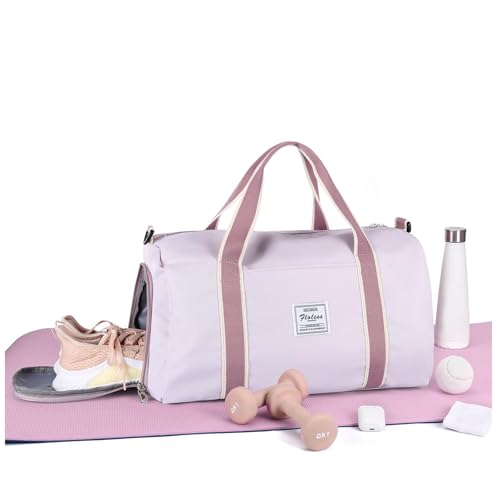 HYC00 Saco de ginásio desportivo mulher homem bolsa de desporto grande bolsa de ginásio com compartimento sapatos e bolso Wet bolsa de fitness bolsas de desporto de mulher Sports Gym Bag Hospital