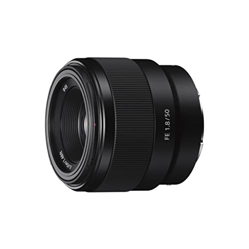 Sony Lente padrão SEL-50F18F (comprimento focal fixo, 50 mm, F1,8, quadro completo, adequado para as séries A7, A6000, A5100, A5000 e Nex, armação E) preto