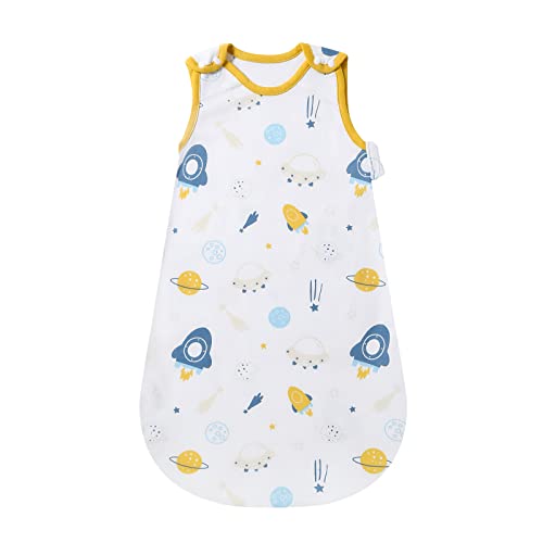 Mosebears Saco de dormir para bebé de verão, animal bonito, manta lavável 0,5 TOG para meninas e meninos, manta portátil sem mangas