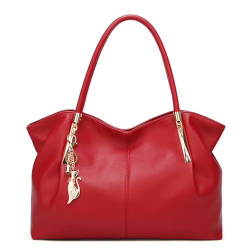 Pahajim Bolsas de mulher grande PU pele mala tiracolo mulher Tote Bag bolsa impermeável para trabalho, casual, festa, compras