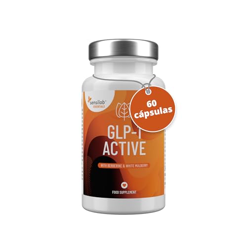GLP-1 com berberina, crómio e amoreira branca - vegan - 60 cápsulas para 30 dias - Essentials GLP-1 Active de Sensilab