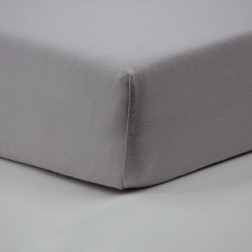 babyCalin Lençol-capa cinzento 70 x 140 cm