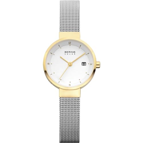 BERING 14426 Reloj de Cuarzo para Mujer con Caja de Acero Inoxidable de 26 mm y Esfera, Correa milanesa, Cristal de Zafiro y Resistencia al Agua de 5 ATM