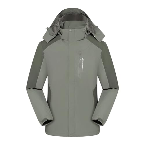 Taoyoule Casacos impermeáveis para exteriores para homem casaco leve para a chuva caminhadas ciclismo casaco corta-vento roupa desportiva para primavera e outono