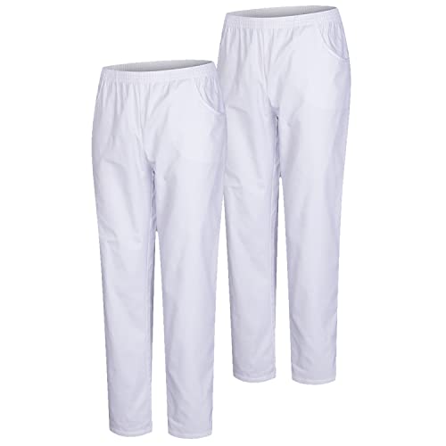 MISEMIYA - Conjunto de 2 peças - Calças sanitárias unissexo - uniforme de saúde uniformes médicos, calças de trabalho - Ref.8312 * 2 unidades
