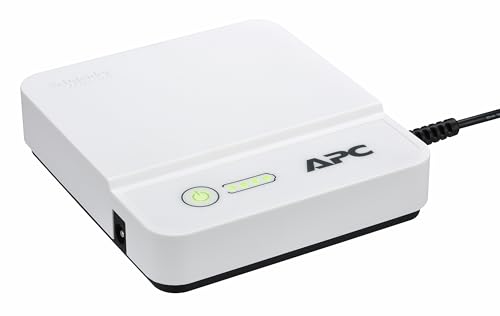 APC Back-UPS Connect CP12036LI Mini UPS de iões de lítio de 12 V CC 36 W, projetado para roteadores, controladores domésticos inteligentes, dispositivos VoIP, equipamento de rede e muito mais