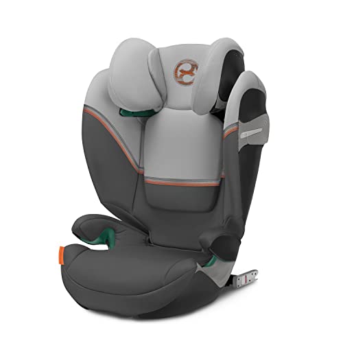 Cybex Gold Cadeira de carro Solution S2 i-Fix, para carros com e sem ISOFIX, 100 - 150 cm, 3 a 12 anos aprox. (15 - 50 kg), cinzento (cinza lava)