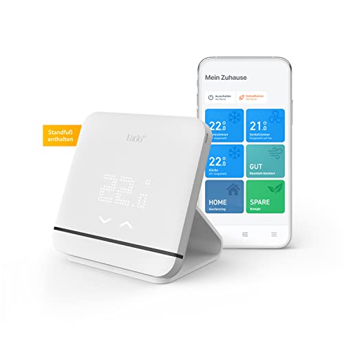 tado ° Comando ar condicionado universal inteligente com base, controlo digital app economiza energia: fácil instalação, compatível com dispositivos Alexa, Siri e Google Assistant