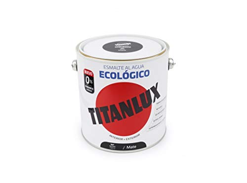 Titanlux - Esmalte eco, preto mate, 2,5 L (ref. 02T056725)