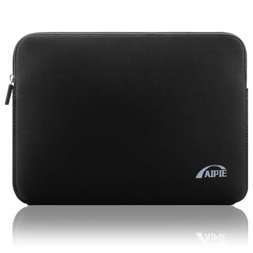 AIPIE Capa portátil 15 15,6 polegadas Netbooks capa 35,5 x 25 x 2 cm anti-riscos anti-impactos per portátil compatível MacBook, Acer, ASUS, DELL, HP, Lenovo computadores mala preta