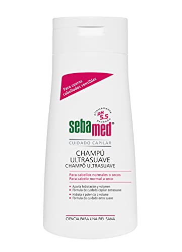 Sebamed Shampoo ultramacio 400 ml - champô com fórmula de cuidado capilar extra suave para couro cabeludo sensível e cabelo normal a seco
