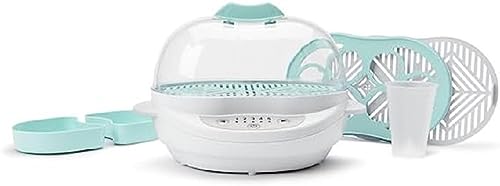 NutriBullet Vaporizador turbo Baby preparação e processador de alimentos para bebés, desinfetante, esterilizador 420 Watt BSR08N