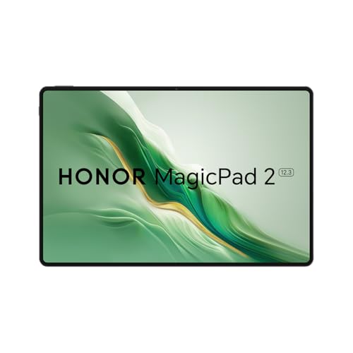 HONOR MagicPad 2 Tablet Wi-FI de 12,3 polegadas, 12 GB + 256 GB, ecrã 3K 144Hz OLED, Snapdragon 8s Gen 3, 8 altifalantes, bateria de 10050 mAh, MagicOS 8.0.1 (Andndroid roid 14), Preto