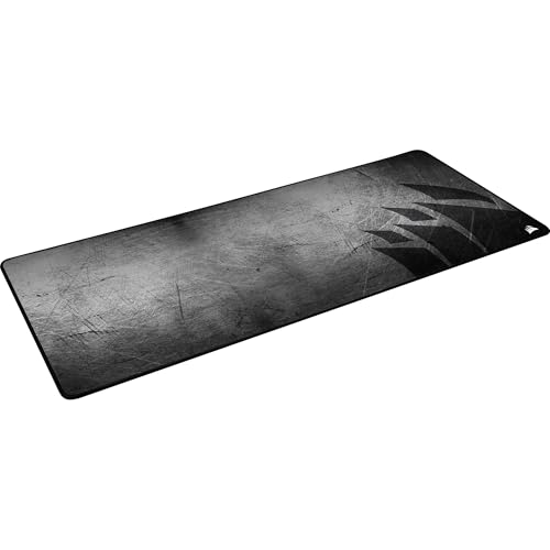 Corsair MM350 PRO Tapete de tecido à prova de derramamentos para jogos, superfície 93 cm x 40 cm, microfibra, borracha absorvente grossa 4 mm, base de borracha texturizada antiderrapante, estendido
