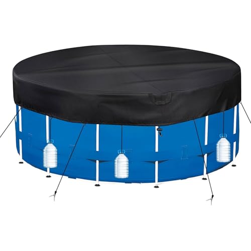 PATWING Cobertura de piscinas redondas Ø 462 Für Ø 410-457 cm, piscinas, resistente a raios UV, cobertura de inverno para piscina für INTEX piscinas
