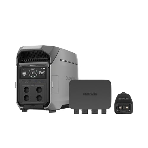 Carregador através do alternador EF EcoFlow de 800 W, carregador rápido CC-CC tipo 3 em 1 para EcoFlow Delta Pro 3, carregamento 4 kWh em 5,1 horas, suporte de veículo de bateria e dispositivo de
