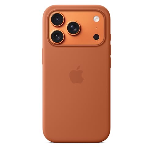 Apple Capa de silicone com MagSafe para iPhone 17 Pro - terracota ​​​​​​​​