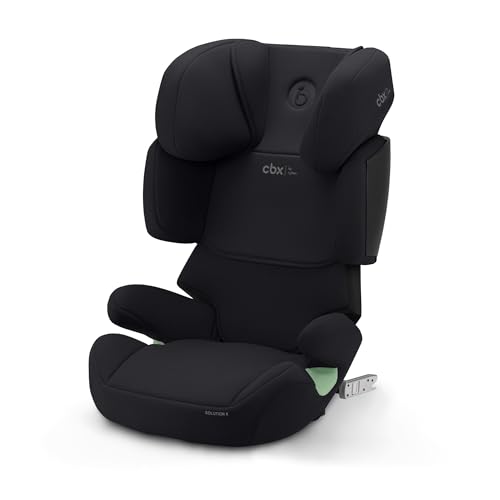 CBX by CYBEX Cadeira de carro infantil Solution X i-Fix, para carros com e sem ISOFIX, de 3 a 12 anos aprox. (100-150 cm), aprox. 15 a 50 kg, preto (Pure Black)
