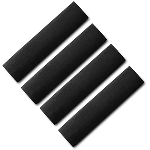 URAQT Protetor de cinto de carro para crianças, 4 unidades almofadas de cinto de carro, almofadas para cinto de segurança, capa cinto de carro para adulto crianças protegem o ombro pescoço,