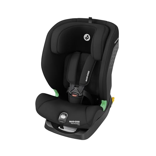 Maxi-Cosi Titan S Comfort i-Size, tecido respirável, cadeira de carro multicolorida, 15 meses-12 anos (76-150 cm), cadeira de carro ISOFIX, 5 posições reclinadas e 13 de repouso de cabeça, Authentic