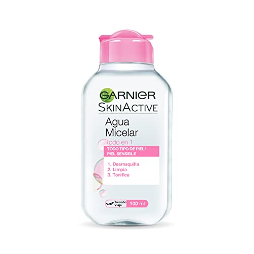 Garnier Skin Active - Água mista clássica tudo em um, peles normais, formato de viagem, 100 ml