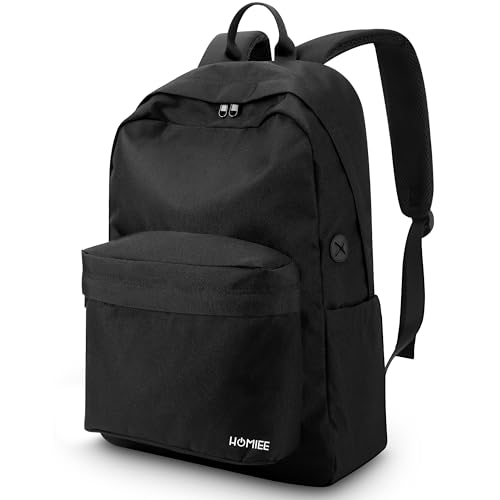 HOMIEE Mochila casual mochila escolar mochila portátil impermeável mochila de viagem para portátil de 17,3 polegadas casual Daypack mochila homem mulher para laptop mochilas unissexo