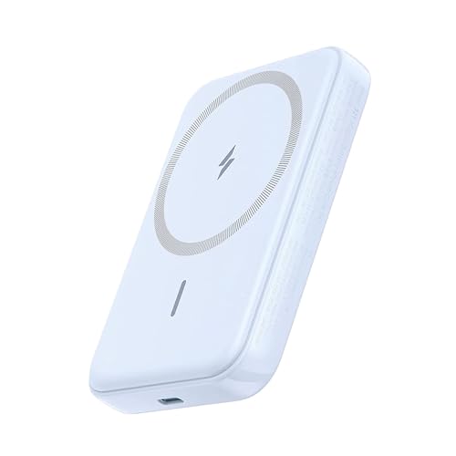 Anker Power Bank para Magsafe 321, bateria externa sem fios de 5000 mAh, compatível com iPhone 16/16 Pro / 16 Plus / 16 Pro Max, iPhone 15 e 14 Series