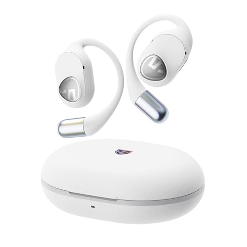 SoundPEATS GoFree 2 Auriculares Bluetooth 5.3 auriculares desportivos Bluetooth com ganchos para as orelhas codec LDAC de áudio de Hi-Res, controlador multiponto de 16,2 mm, 35 horas, design leve