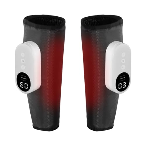 LAOBEN Massajador de pernas com massajador de panturrilhas com aquecimento, design recarregável USB-C, 3 modos de massagem para massagear os músculos dos pés, presente para mãe, pai e amigos