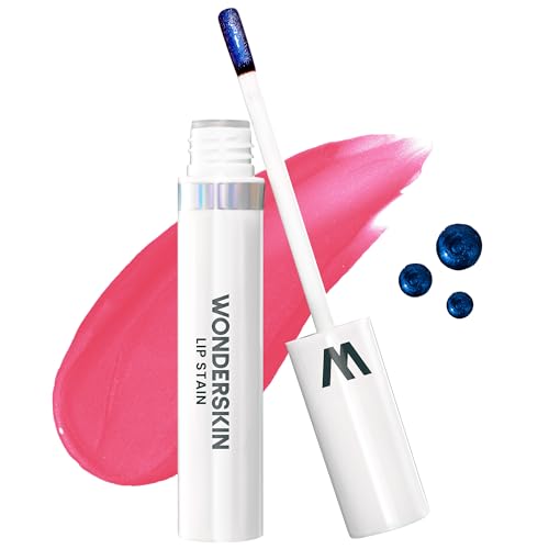 Wonderskin Wonder Blading Lip Stain Peel Off máscara - tinta de lábios rosa de longa duração, resistente à água e à prova de transferência, acabamento mate, maquilhagem dobrável (Sweetheart máscara)