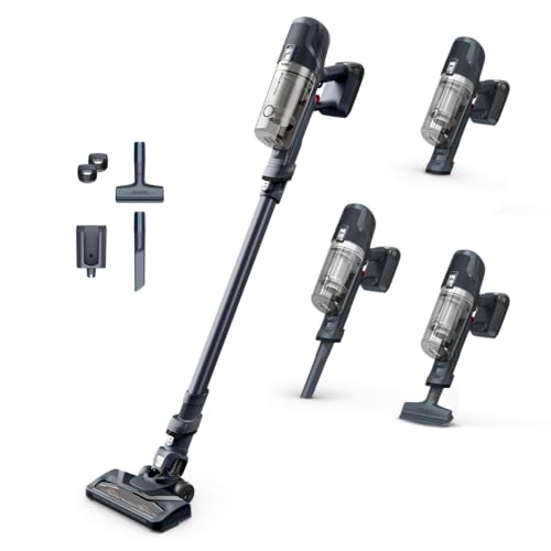 Rowenta XPert 6.60 - Aspirador versátil sem cabo, com 3 funções em 1 multiespaços, bateria de lítio, 2 velocidades, gatilho Boost, leve e portátil, azul escuro RH6831