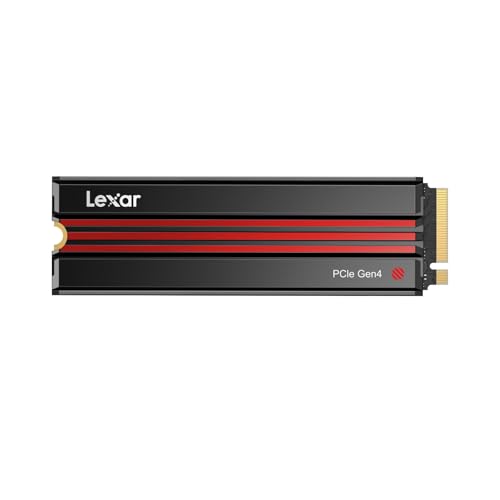 Lexar EQ790 SSD de 1TB com dissipador de calor, M.2 2280 PCIe Gen4x4 NVMe SSD interno, velocidade até 7000 MB/s, unidade de estado sólido para PS5, PC