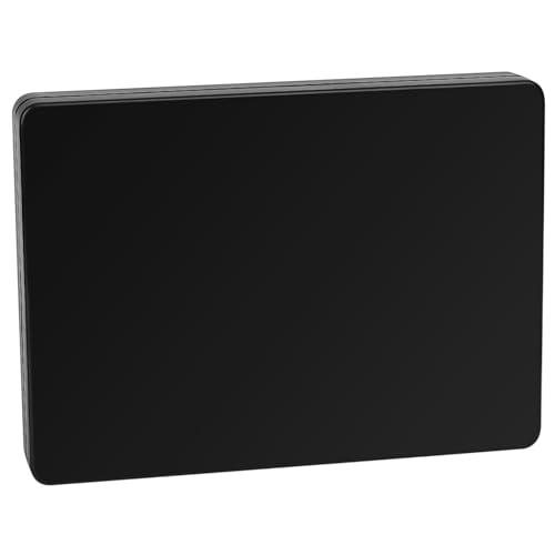 1 peça caixa de derivação, caixa de conexões elétricas impermeável, ABS caixa estanque exterior elétrica montada em superfície, preto/215 x 156 x 26 mm