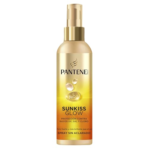 Pantene Pro-V Sunkiss Glow Spray para o cabelo 200 ml, ajuda a proteger contra raios UVA, UVB, sal e cloro, spray leve nutritivo e desembaraçador para um cabelo forte e brilhante