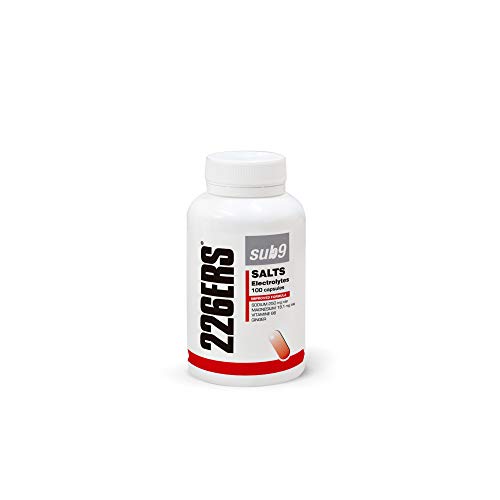226ERS Sub9 Salts Electrolytes Sais minerais com vitaminas e gengibre, eletrólitos, 100 cápsulas