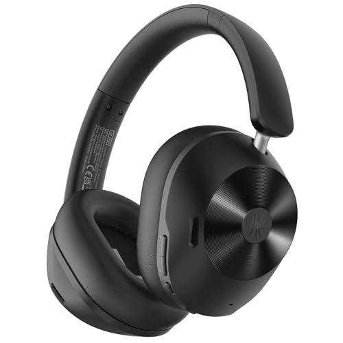 OneOdio Focus A5 Auriculares sem fios Bluetooth 75H, cancelamento de ruído ativo híbrido, LDAC Hi-Res Wireless áudio, Bluetooth 5.4, chamadas claras, carregamento rápido para viagens, casa e