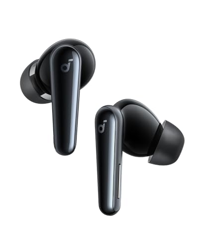 soundcore Liberty 5 by Anker Auriculares sem fios Bluetooth com cancelamento de ruído, redução de voz 2X mais potente, ANC em tempo real, carregamento rápido, áudio Dolby, chamadas claras com IA e 6