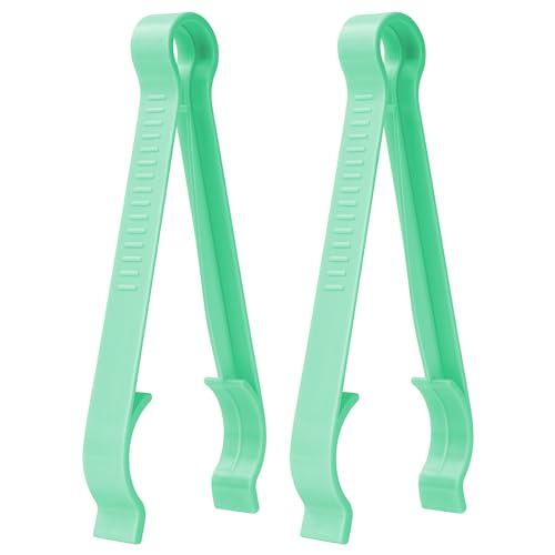 Vicloon Pinça para biberões, 2 peças multifunções antiderrapante garrafa clipe grampo, garrafa esterilizada pinças resistentes ao calor, pinças antiderrapantes para alimentador, escorredor biberone